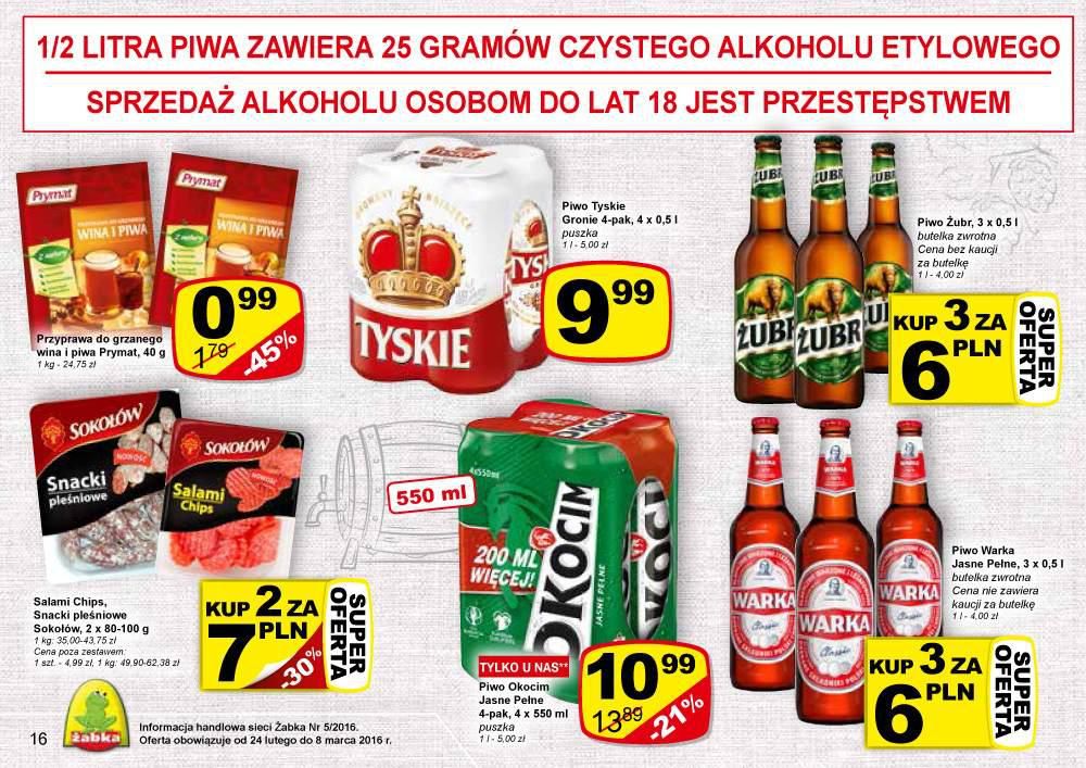 Gazetka promocyjna Żabka str. 16