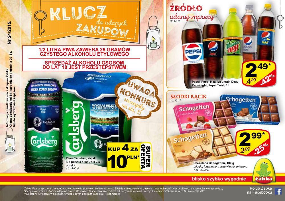 Gazetka promocyjna Żabka str. 1